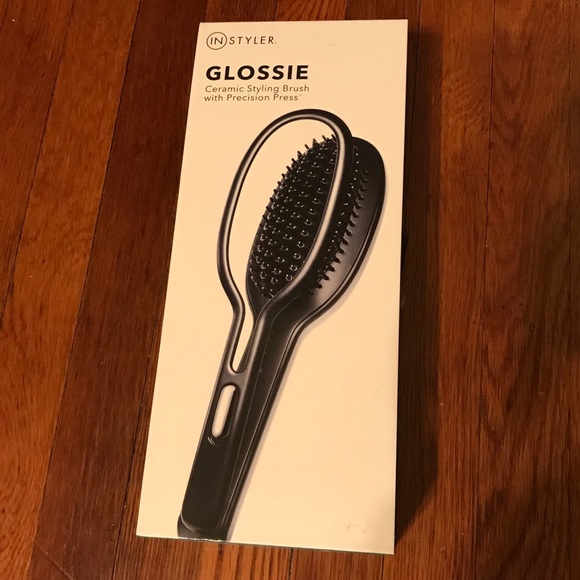 instyler glossie ceramic styling brush with precision press